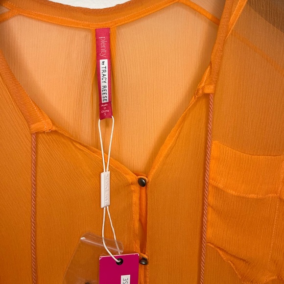 NWT 100% silk Plenty by Tracey Reese Blouse. - Picture 3 of 14